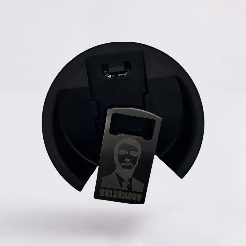 Copo do Capitão #01 – Copo Térmico Preto Personalizado 360° a Laser + Brinde