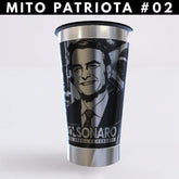 Copo do Capitão #02 – Copo Térmico Preto Personalizado 360° a Laser + Brinde