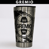 Grêmio – Copo Térmico Preto Personalizado 360° a Laser + Brinde