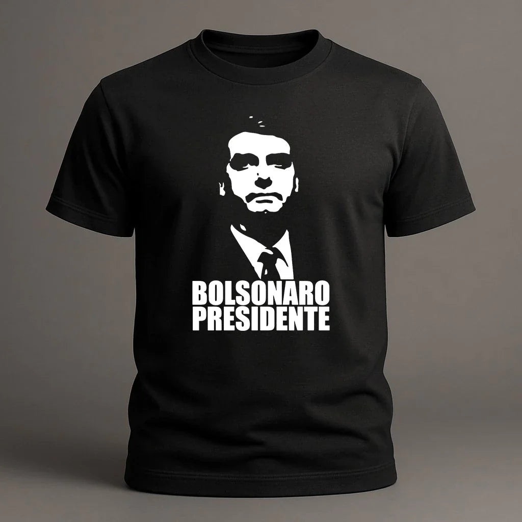 Camiseta Bolsonaro Presidente Basica Street Fio 30.1 Algodao Manga Curta IPJ1 IC
