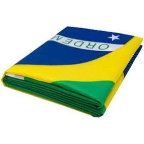 Bandeira do Brasil Grande (1.2M X 1.8M) Dupla Face para Mastro e Parede com Cores Fortes e Nítidas